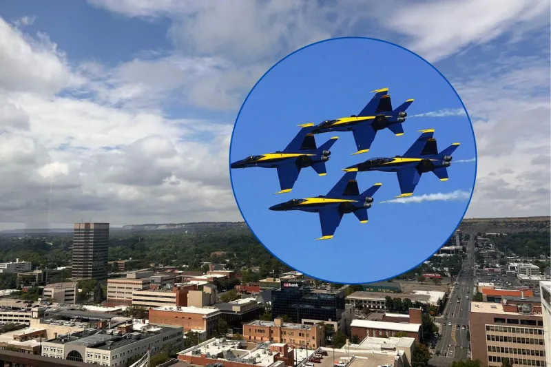 Watch the Blue Angels from High Atop Downtown Billings