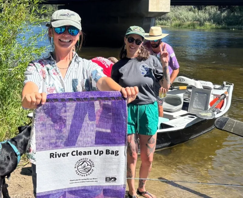 120 community volunteers clean the Bitterroot River during annual cleanup