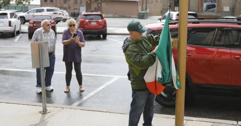Photos: Irish flag raising kicks off 2026 An Ri Ra festival
