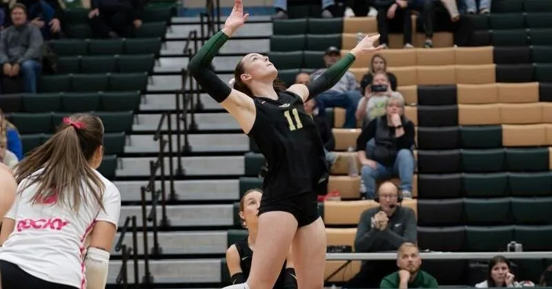 Rocky volleyball splits day one at Halo Classic