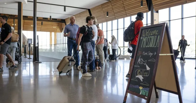 Missoula airport sets all-time monthly record for passengers