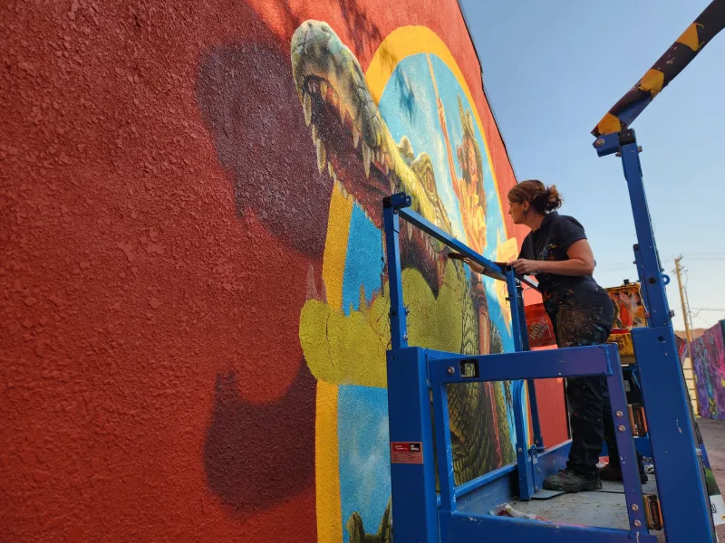 Murals a "wow statement" in downtown Great Falls, eighth anual festival underway