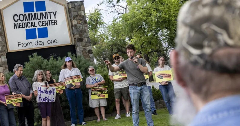 Forstag decries Medicaid work requirements, paperwork changes at Missoula rally