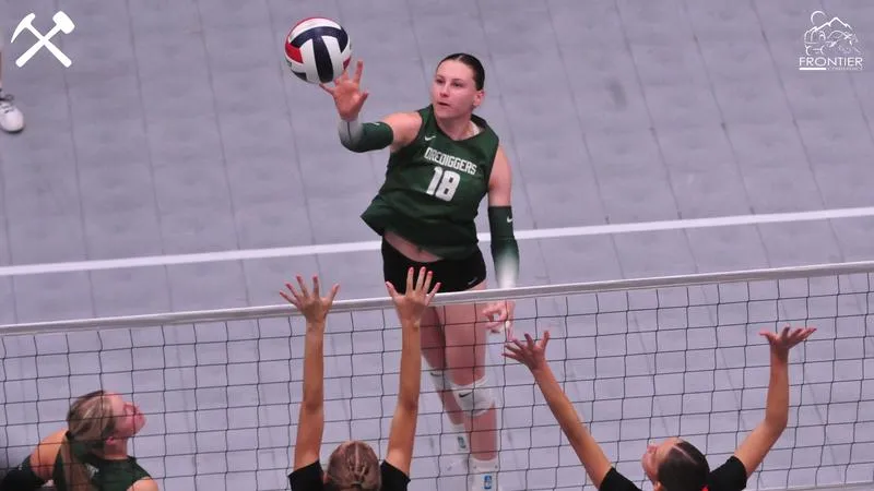 Biery tops hitting record as volleyball wins twice