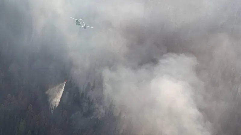 Cherry Peak Fire reaches 44% containment southeast of Thompson Falls