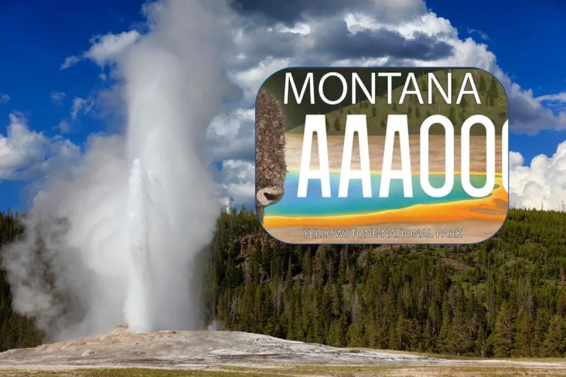 Yellowstone Gets a New Look on Montana License Plates