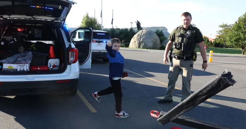 Photos: Shop With a Cop event on Sunday morning