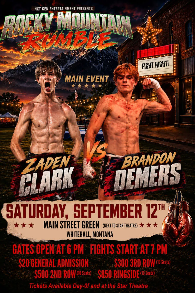 Sponsor the Rocky Mountain Rumble; Get Your Fight Tickets Today!