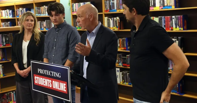 As school year begins, Gianforte warns about dangers of social media