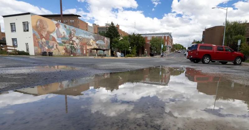 Water main breaks at Jackson and Broadway streets in Helena, crews work on repairs