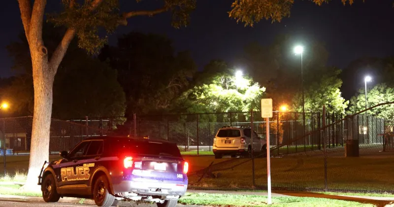 Photo: Driver crashes through fence into Dehler Park