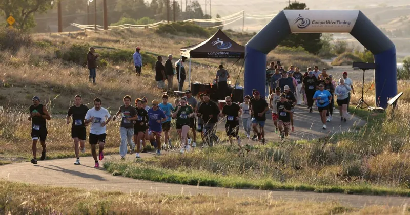 Photo: Healthy Tribes Run on the Rims starts Saturday morning