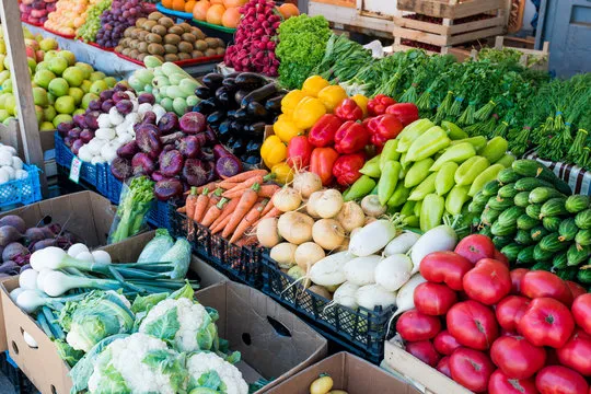 Stock local produce, wares with last Markets