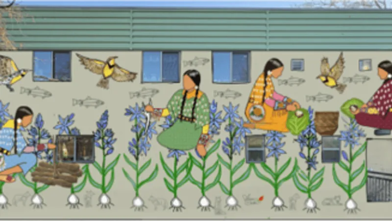 New Missoula mural to celebrate Bitterroot Salish culture, camas tradition