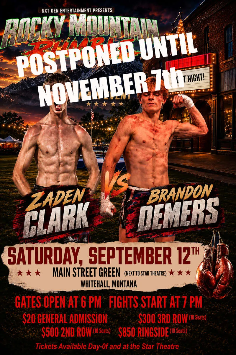 POSTPONED UNTIL 11/7: Sponsor the Rocky Mountain Rumble
