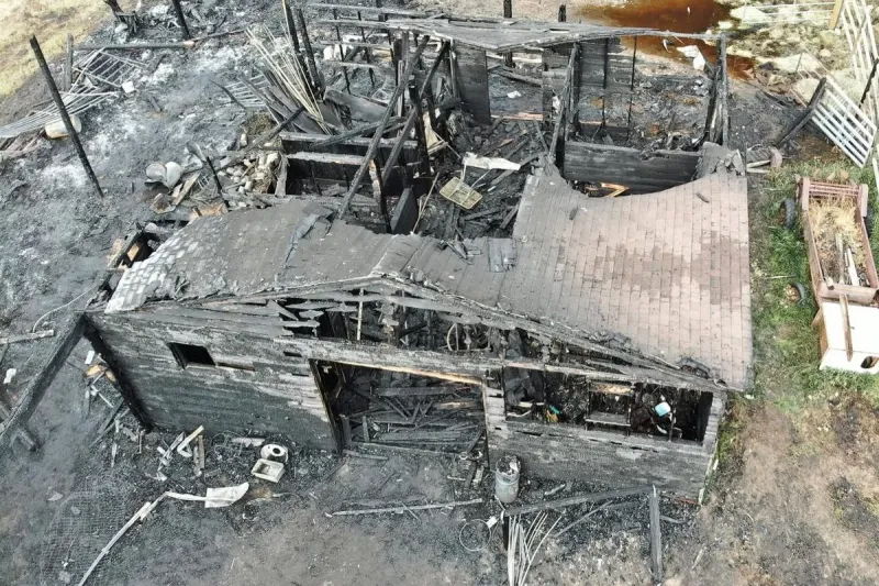 Barn in Great Falls with Animals Still Inside Burns Down
