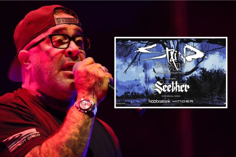 Staind Kick Off 25th Anniversary 'Break the Cycle' Tour in Atlanta -- Setlists + Video