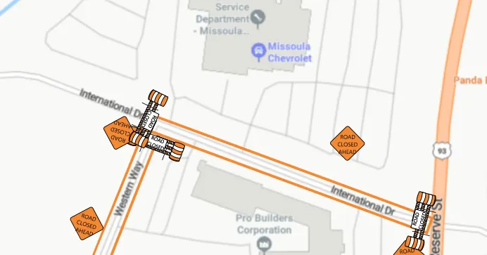 Section of International Drive to close next week