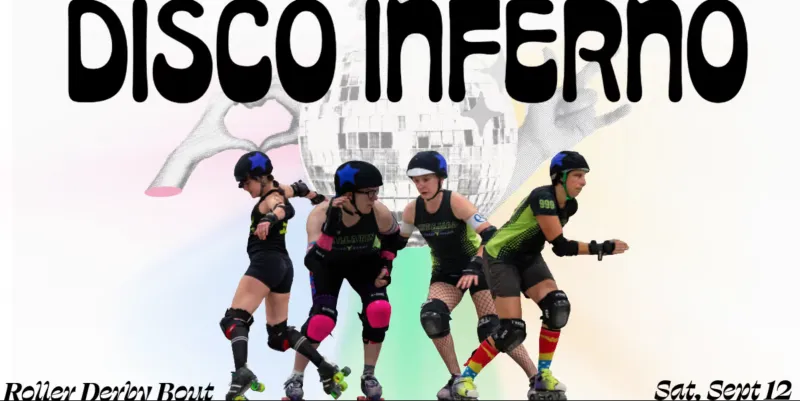 Superfly roller derby action abounds