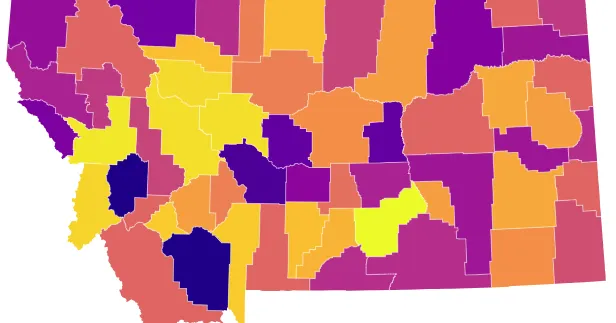 Map: Montana residential properties with higher tax rate