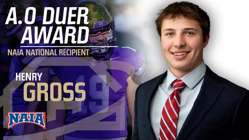 Henry Gross Named NAIA A.O. Duer Scholarship Award Winner