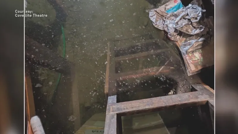 Community provides support after flood damages Covellite Theatre