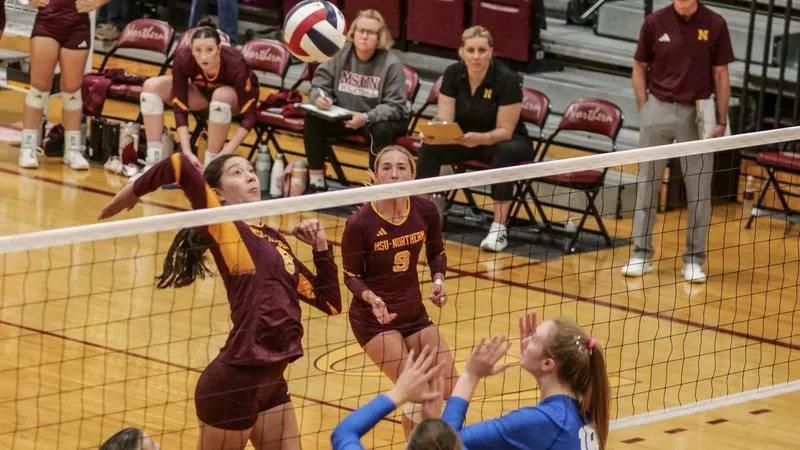 Skylights Fall to Dickinson State in Four Sets