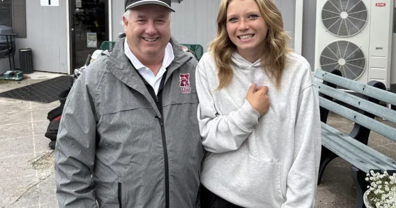 Hamilton's Burch, recipient of national golf coaching award, mentoring Burnett to success
