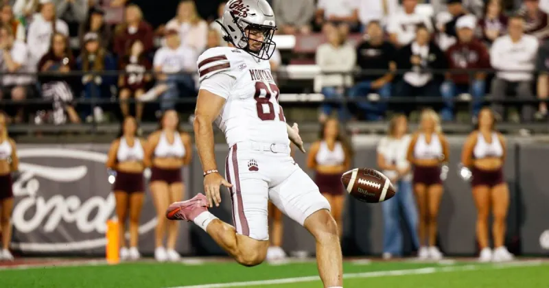 Montana punter Everett O'Donnell enjoying adjustment to Missoula from Australia