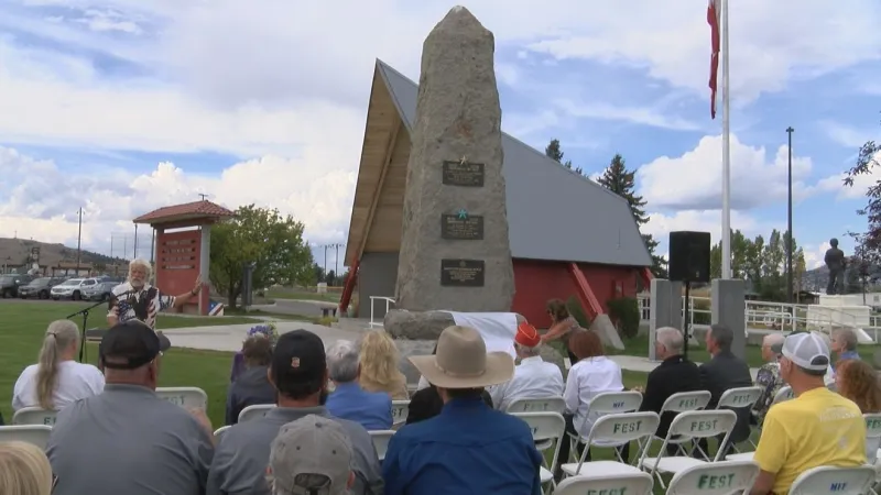 Markers honoring military families unveiled in Butte