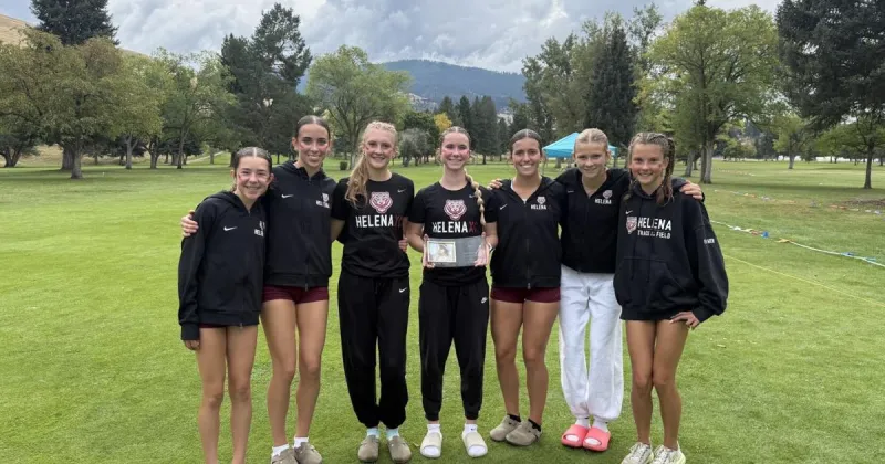 Helena High girls cross country team and Milo Kauffman are Benefis Athletes of the Week