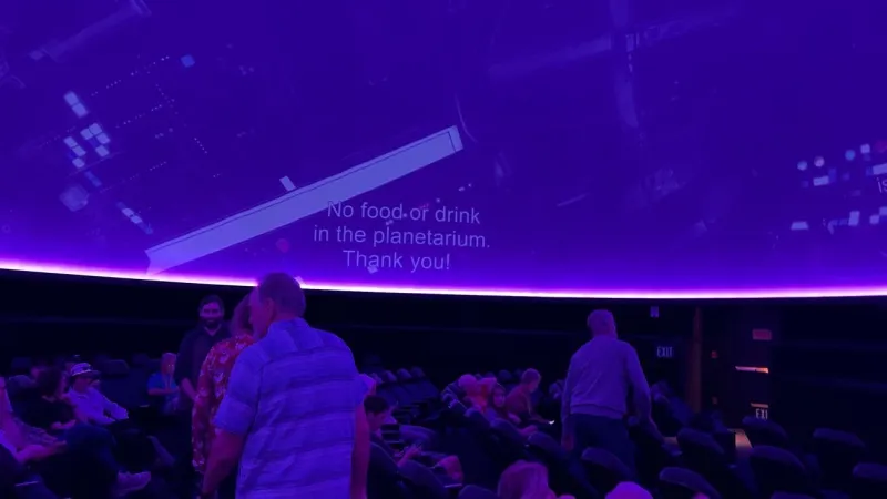 Visitors at the Museum of the Rockies get a first look at the Planetarium's newest show