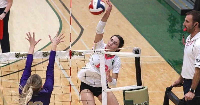 Rocky volleyball swept in three sets by Dickinson State