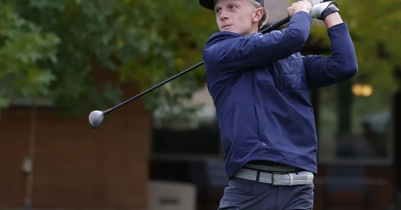 State AA Golf: Helena Capital's Jayce Belzer, Billings Senior's Payton Tryan take early leads