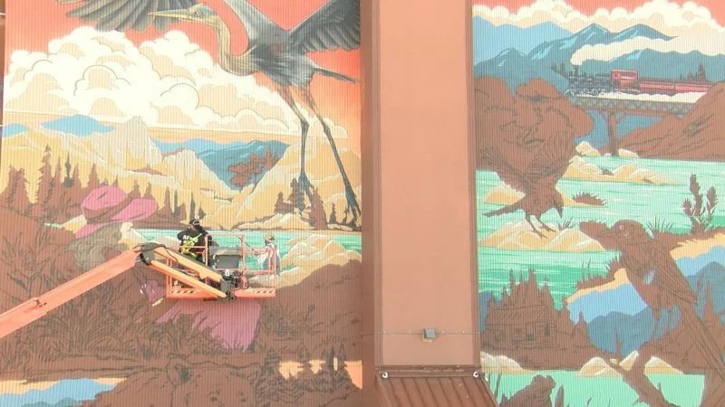 Clark Fork Riverside now home to tallest mural in Missoula