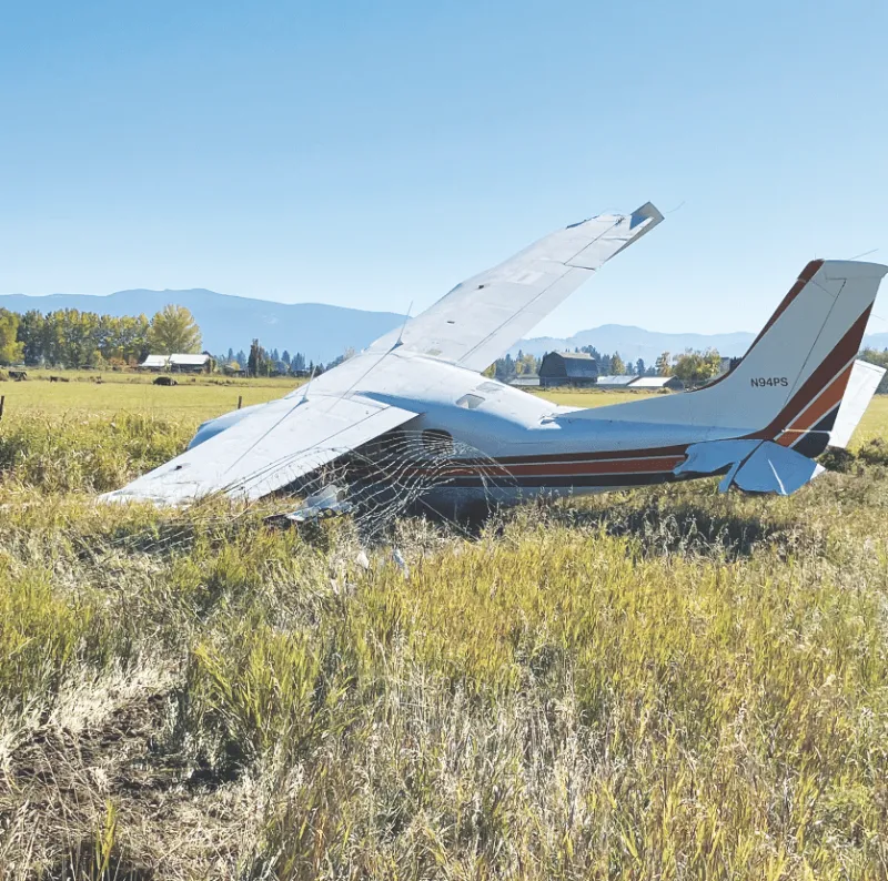 Plane crashes at Stevi Airport