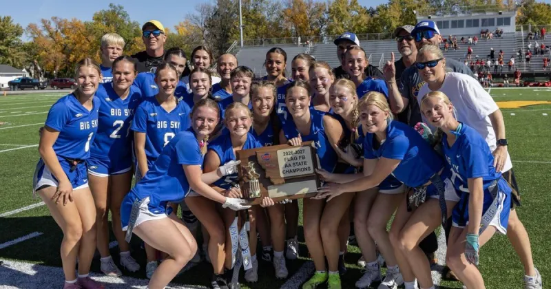 State AA flag football: Big Sky wins all-Missoula finale to claim state title
