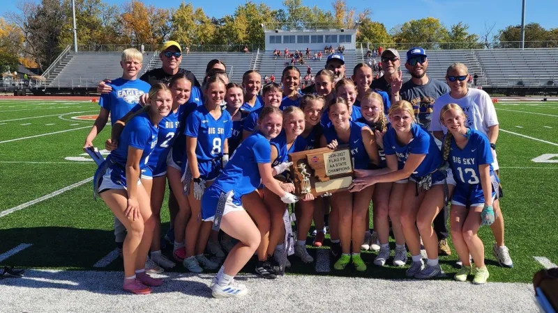 Big Sky earns 1st flag football state title with crosstown victory