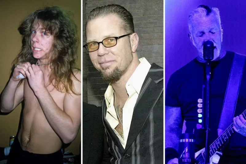 Photos: Over 40 Years of James Hetfield's Hair Changes