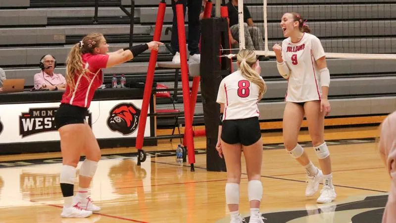 Bulldog Volleyball Vanquishes the Vikings in Four Sets Saturday
