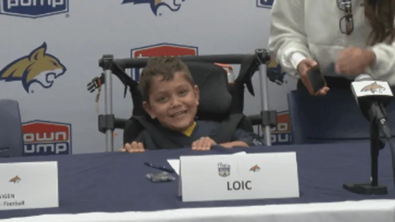 5-year-old Loic Blackford becomes newest MSU Bobcat