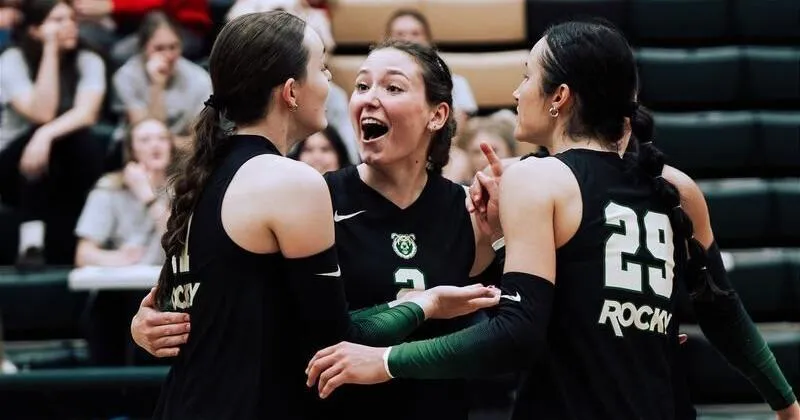Rocky volleyball claims four-set win over MSU-Northern