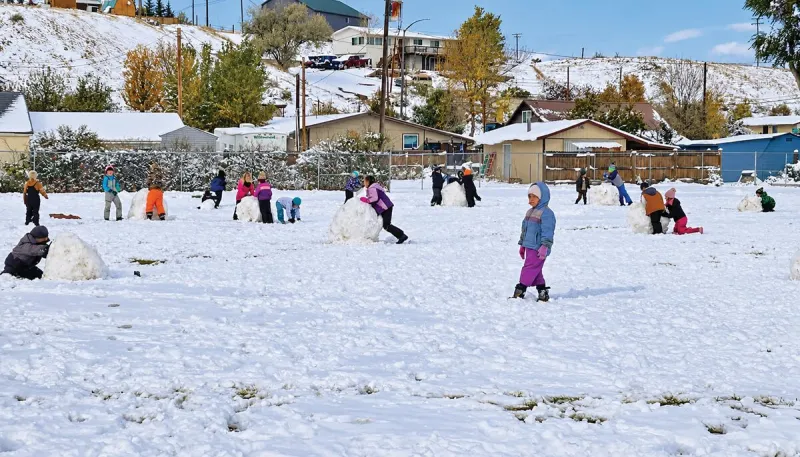 NO SNOW DAY, BUT LOTS OF SNOW FUN!