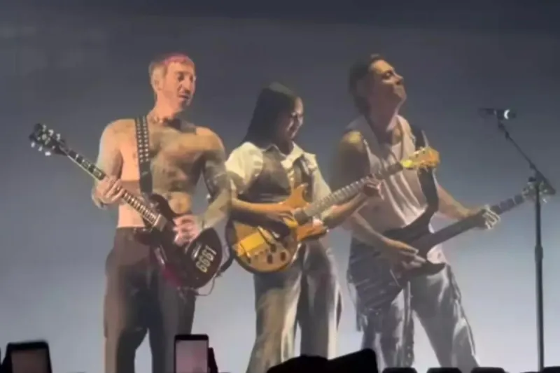 Teen 'America's Got Talent' Winner Joins Major Rock Band Onstage in Singapore -- See Videos