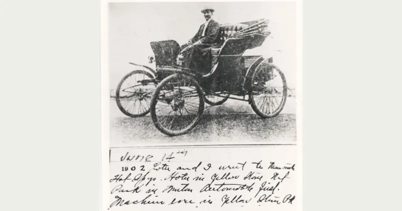 Traveling through time in Yellowstone: 1902 when first auto entered
