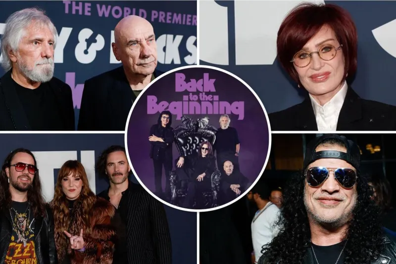 Interviews + Photos -- 'Ozzy & Black Sabbath: Back to the Beginning' Film Premiere in Los Angeles