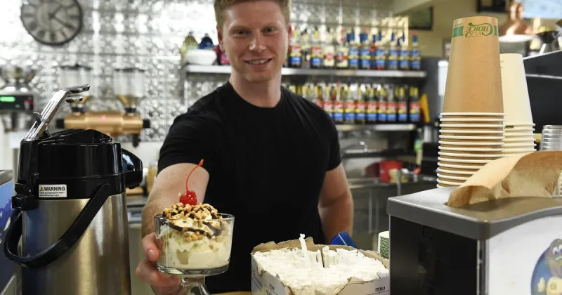 Double Barrel Ice Cream storefront scoops up smiles in East Helena