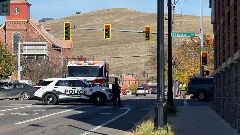 Lanes open, bicyclist transported to hospital after collision in Missoula