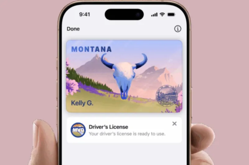 Montana Drivers Can Now Add Their License To Apple Wallet