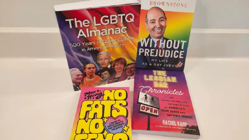 Out in Print: books for a Pre-Pride Celebration